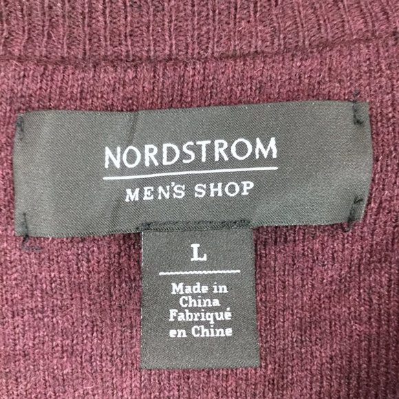 NORDSTROM Bird's Eye Crewneck Sweater - Picture 3 of 5